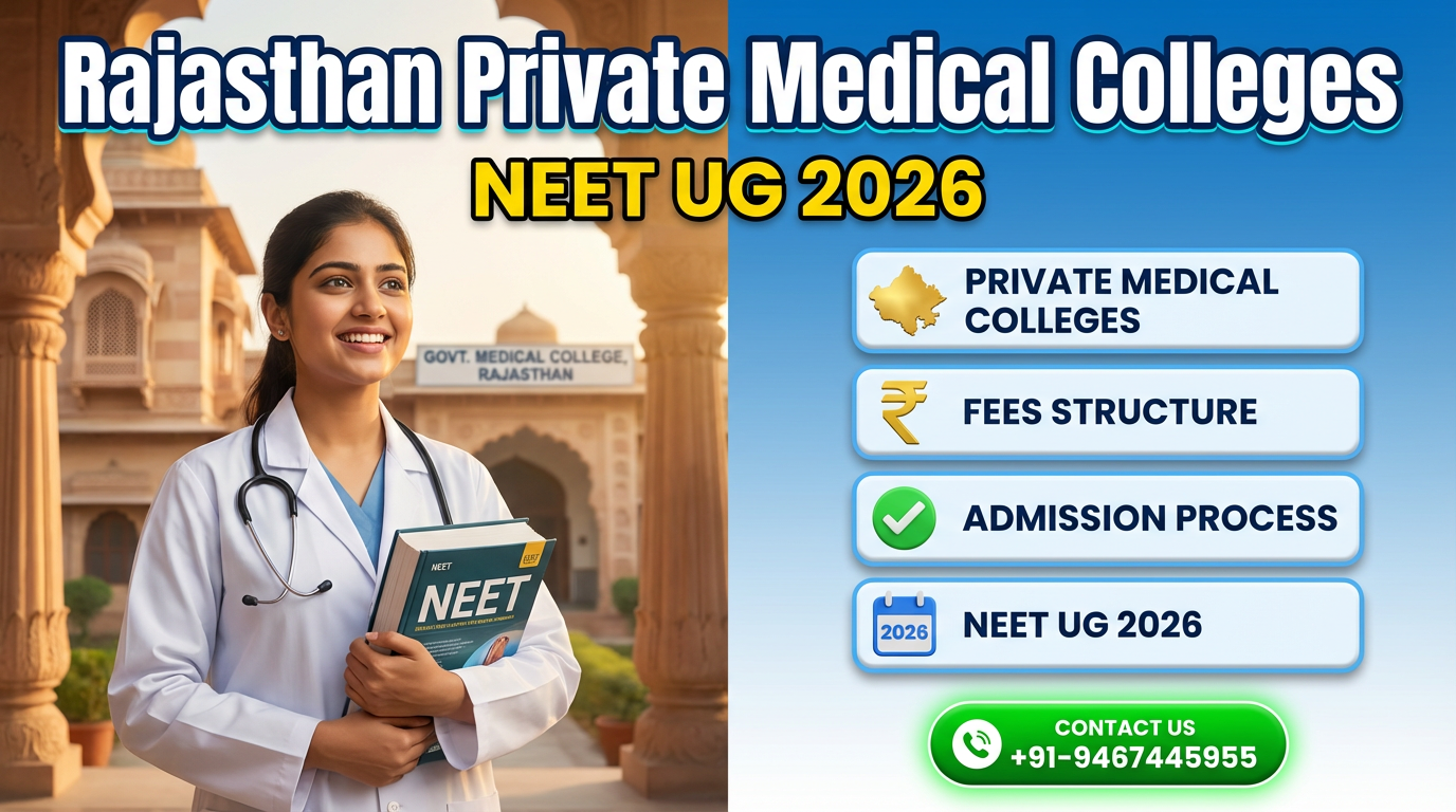 Rajasthan Private Medical Colleges | Fees Structure | Admission Process | NEET UG 2026